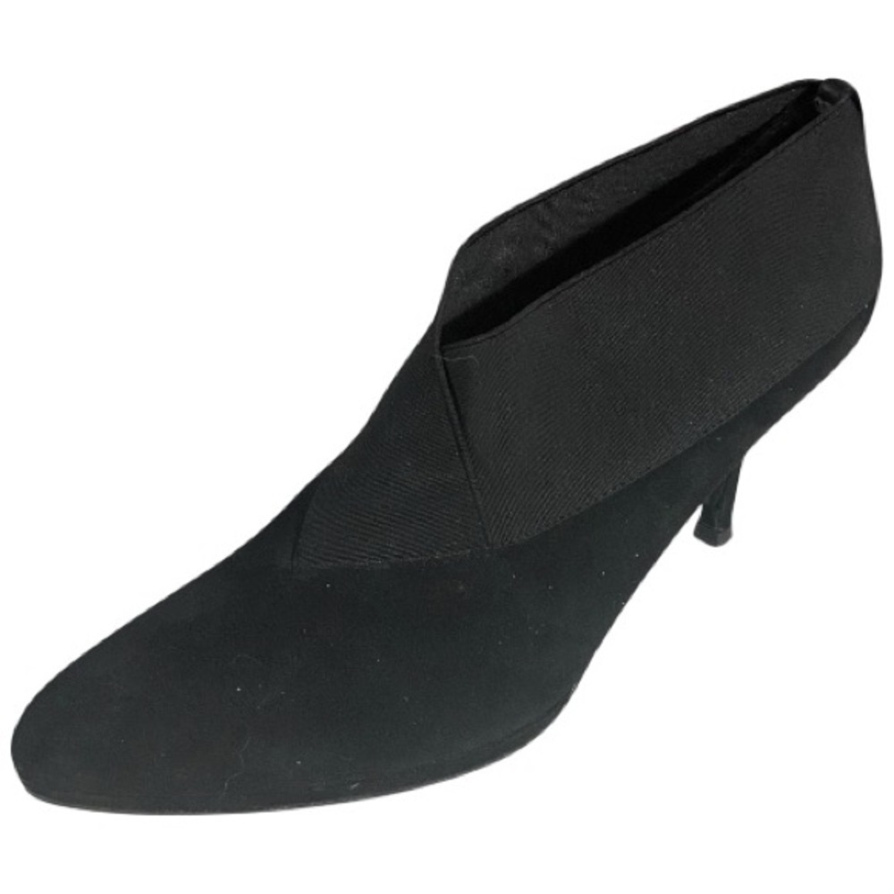 Stuart Weitzman Booties, High Heels 3.25”, Sz 8.5, Suede Leather, Neutral​